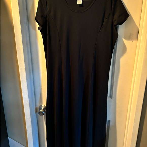 JoRo Long Black Dress size 18 New - Picture 2 of 3